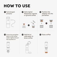 Cargar imagen en el visor de la galería, Cafetera Portátil Espresso 90ml Con 19 Bares de Presión Usb
