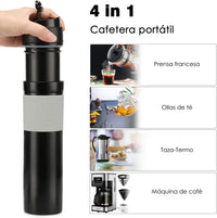 Cargar imagen en el visor de la galería, Cafetera Prensa Francesa Portátil Viaje 350 ml
