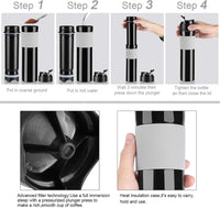 Cargar imagen en el visor de la galería, Cafetera Prensa Francesa Portátil Viaje 350 ml
