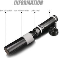 Cargar imagen en el visor de la galería, Cafetera Prensa Francesa Portátil Viaje 350 ml
