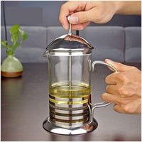 Cargar imagen en el visor de la galería, Cafetera de Prensa Francesa Vidrio de Borosilicato y Acero Inoxidable

