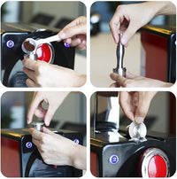 Cargar imagen en el visor de la galería, Cápsula Reutilizable de Acero Compatible Con Nespresso + Tamper + Cuchara
