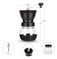 Cargar imagen en el visor de la galería, Kit Café Método V60 Vidrio + Molino Ajustable + 40 Filtros + Jarra cuello Cisne
