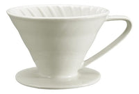 Cargar imagen en el visor de la galería, Extracción Café V60 Cerámico 4 Tazas Método Goteo + cuchara + 40 Filtros
