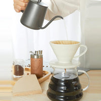 Cargar imagen en el visor de la galería, Extracción Café V60 Cerámico 4 Tazas Método Goteo + cuchara + 40 Filtros
