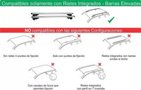 Cargar imagen en el visor de la galería, Barras Para Carro de Techo Transversales en Aluminio Portaequipajes
