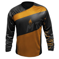 Cargar imagen en el visor de la galería, Jersey MTB Dryfit Negro/mostaza
