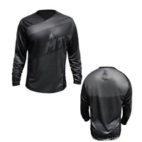 Cargar imagen en el visor de la galería, Jersey MTB Dryfit Negro/gris
