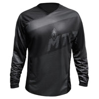 Cargar imagen en el visor de la galería, Jersey MTB Dryfit Negro/gris
