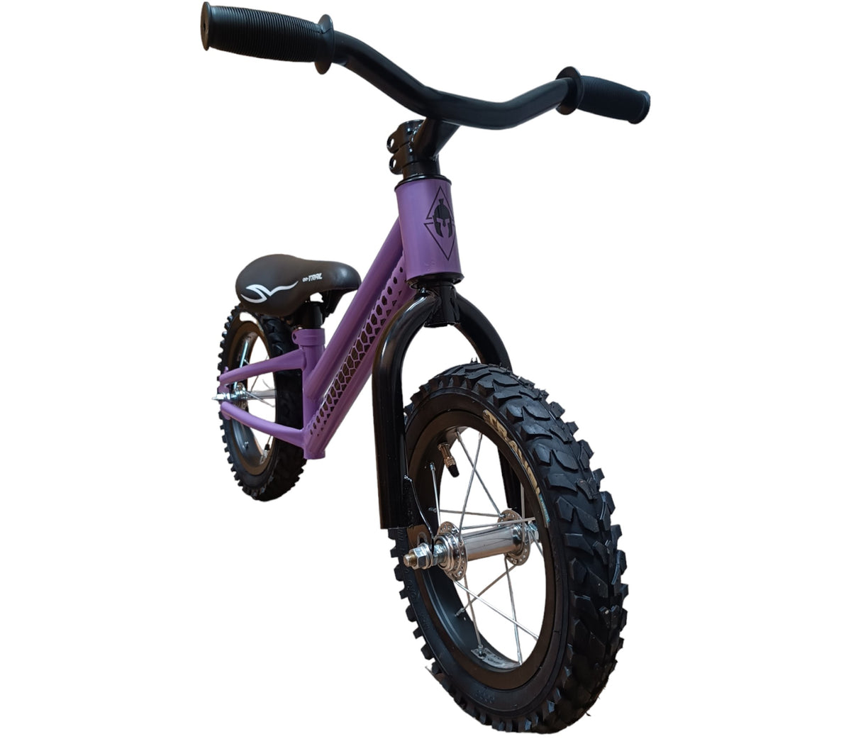 Bicicleta De Iniciación Morada Korintio Con Diseño