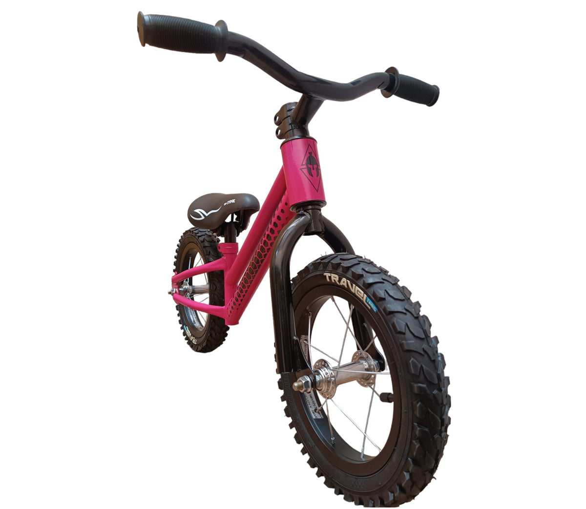 Bicicleta De Iniciación Fucsia Korintio Con Diseño