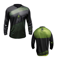 Cargar imagen en el visor de la galería, Jersey MTB Dryfit Negro/verde
