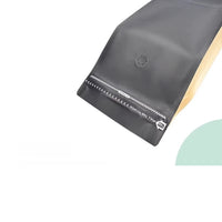 Cargar imagen en el visor de la galería, Empaque para café con Zipper y válvula x 50 Unidades Negro-Dorado
