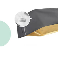 Cargar imagen en el visor de la galería, Empaque para café con Zipper y válvula x 50 Unidades Negro-Dorado
