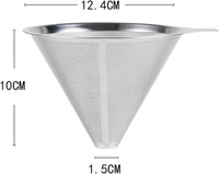 Cargar imagen en el visor de la galería, Filtro preparacion de Café Método Chemex En Acero Inoxidable para 4 a 6 Tazas
