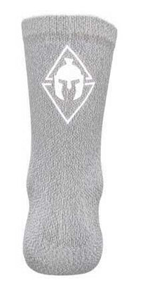 Cargar imagen en el visor de la galería, Media Ciclismo Reflectiva Nylon 100% Gris Claro Jaspe
