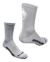 Cargar imagen en el visor de la galería, Media Ciclismo Reflectiva Nylon 100% Gris Claro Jaspe
