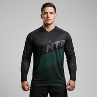 Cargar imagen en el visor de la galería, Jersey MTB Dryfit Negro/verde
