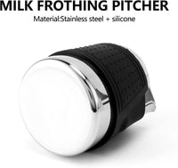 Cargar imagen en el visor de la galería, Jarra Latte en Acero Espumadora Mango de silicona más Lápiz Decorativo
