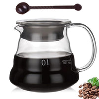 Cargar imagen en el visor de la galería, Jarra Servidor De Café Redondo en Vidrio Coffee Server
