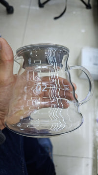 Cargar imagen en el visor de la galería, Jarra Servidor De Café Redondo en Vidrio Coffee Server
