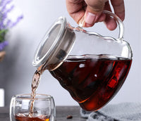 Cargar imagen en el visor de la galería, Jarra Servidor De Café Redondo en Vidrio Coffee Server
