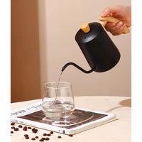 Cargar imagen en el visor de la galería, Jarra Tetera Cuello Cisne Ganso con Tapa Acero Inoxidable
