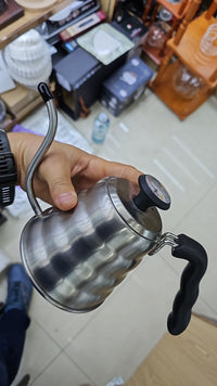 Cargar imagen en el visor de la galería, Jarra Tetera De Acero Inoxidable Con Cuello De Cisne y Termómetro
