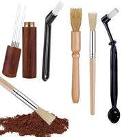 Cargar imagen en el visor de la galería, Kit Cepillos Limpieza Máquina Café Espresso + Mezclador
