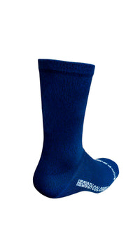 Cargar imagen en el visor de la galería, Medias Ciclismo Nylon 100% Azul Oscuro Jaspe
