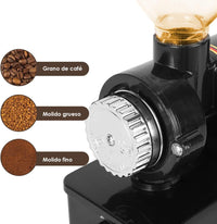 Cargar imagen en el visor de la galería, Molinillo Eléctrico de Café Cuchillas de acero Cónicas 110 V
