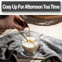 Cargar imagen en el visor de la galería, Mug Café Doble Pared Vidrio Borosilicato
