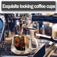 Cargar imagen en el visor de la galería, Mug Café Doble Pared Vidrio Borosilicato
