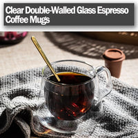 Cargar imagen en el visor de la galería, Mug Café Doble Pared Vidrio Borosilicato
