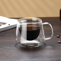 Cargar imagen en el visor de la galería, Mug Café Doble Pared Vidrio Borosilicato
