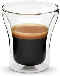 Cargar imagen en el visor de la galería, Pocillo Bebidas Calientes Frías Doble Pared Vidrio Borosilicato
