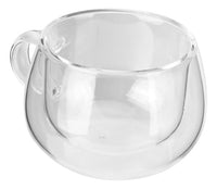 Cargar imagen en el visor de la galería, Pocillo Taza Café 150 ml Doble Pared Vidrio Borosilicato
