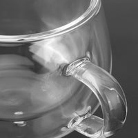 Cargar imagen en el visor de la galería, Pocillo Taza Café 150 ml Doble Pared Vidrio Borosilicato
