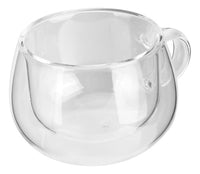 Cargar imagen en el visor de la galería, Pocillo Taza Café 150 ml Doble Pared Vidrio Borosilicato
