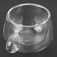 Cargar imagen en el visor de la galería, Pocillo Taza Café 150 ml Doble Pared Vidrio Borosilicato
