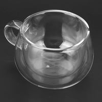 Cargar imagen en el visor de la galería, Pocillo Taza Café 150 ml Doble Pared Vidrio Borosilicato
