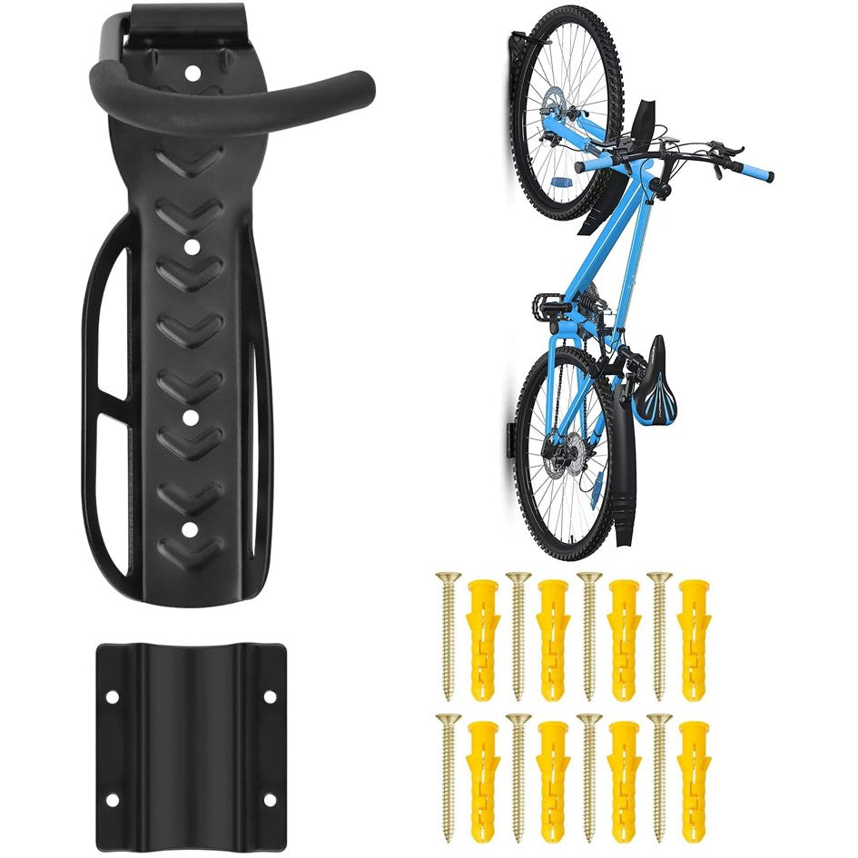Soporte Bicicleta Pared Vertical con Base para Llanta Trasera