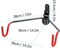 Cargar imagen en el visor de la galería, Soporte Horizontal de Pared para Bicicleta Metálico
