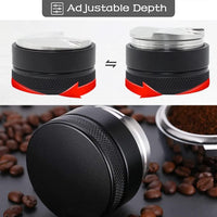 Cargar imagen en el visor de la galería, Tamper Distribuidor Café Máquina Espresso Acero Inoxidable
