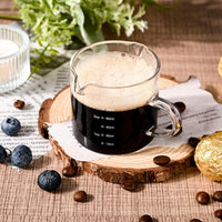 Cargar imagen en el visor de la galería, Taza De Café Medidora Espumadora Leche Boquilla Doble con Oreja
