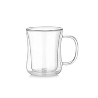 Cargar imagen en el visor de la galería, Taza con Oreja Café Doble Pared Vidrio Borosilicato
