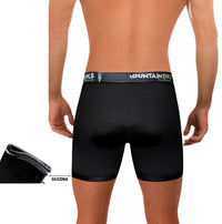 Cargar imagen en el visor de la galería, Boxer con Badana 3D Para Hombre Color Negro
