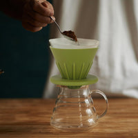 Cargar imagen en el visor de la galería, V60 Café Para 4 Tazas En Silicona Libre BPA Portátil Flexible
