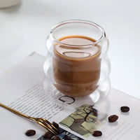 Cargar imagen en el visor de la galería, Vaso para Bebidas Calientes Frías Doble Pared Vidrio Borosilicato
