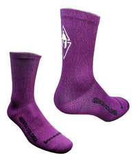 Cargar imagen en el visor de la galería, Media Ciclismo Reflectiva Nylon 100% Violeta Jaspe
